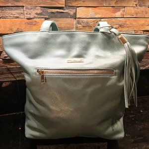 Onna Ehrlich Carrie Tote Sachel Handbag, Teal